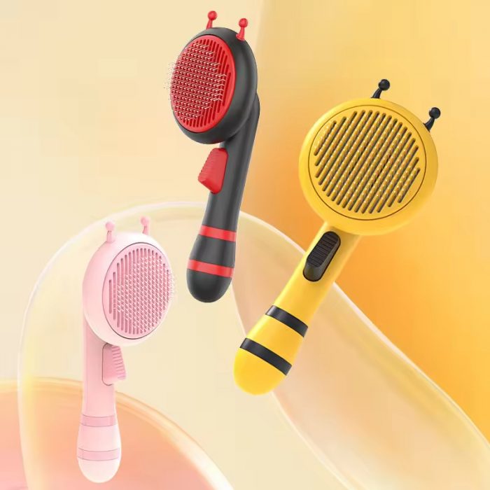 OEM Wholesale Bee Style Pet Grooming Brush Massage Comb