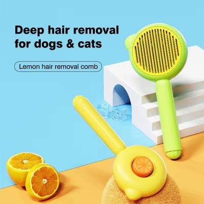 OEM Wholesale Lemon Cat/dog Hair Comb Grooming Brush